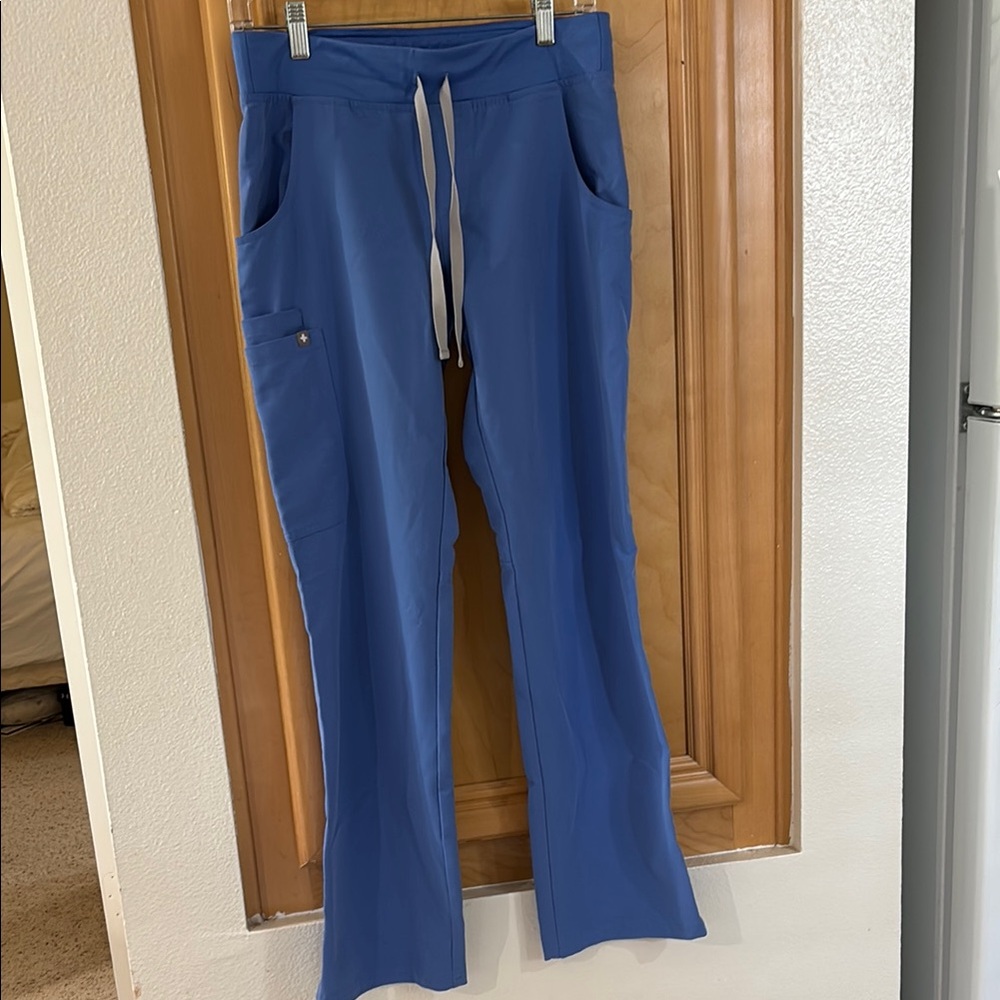FIGS Blue Drawstring Scrub Pants